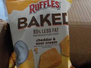 Case of Ruffles Baked Cheddar and S...