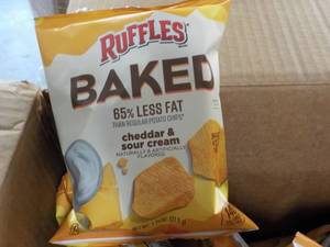 Case of Ruffles Baked Cheddar and S...
