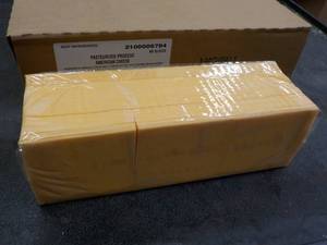 5 lb. Block of American Cheese- ind...