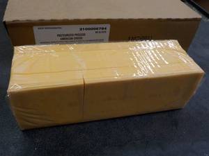 5 lb. Block of American Cheese- ind...