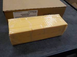 5 lb. Block of American Cheese- ind...