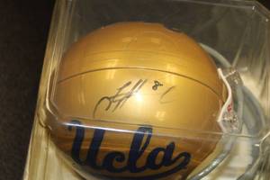 UCLA Bruins Mini Helmet Troy Aikman Autograph Auto