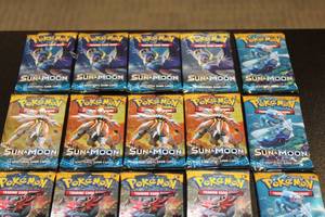 Pokemon Sun & Moon Base Set Unopened Pack Lot  20 Packs