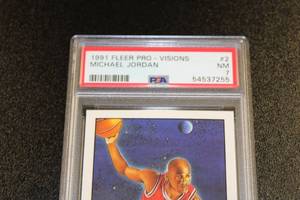 1991-92 Fleer Pro Visions Michael Jordan #2 PSA 7