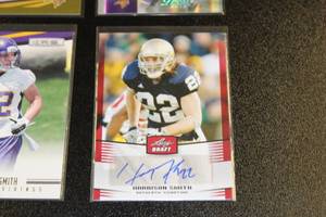 Harrison Smith Serial Numbered, Rookie & Autograph Football Card Lot  6 Cards