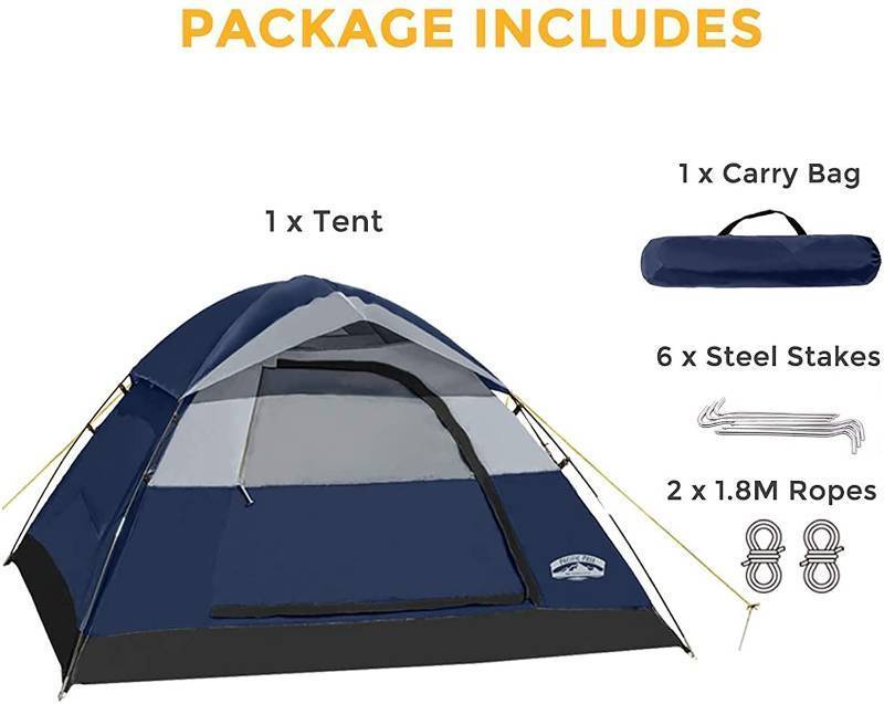 lot 97 image: Pacific Pass 2 Person Family Dome Tent with Removable Rain Fly