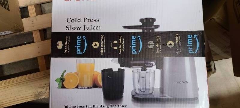 lot 133 image: Crenova Cold Press Masticating Slow Juicer Machine