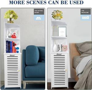 lot 54 image: ITWAZ Tall Bathroom Storage