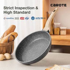 lot 103 image: CAROTE 11 Nonstick Granite Fry Pan with Glass Lid