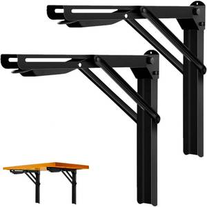 lot 136 image: WALMANN 24 Folding Shelf Brackets,