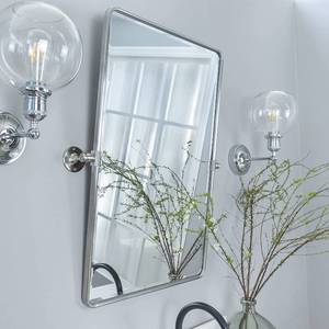lot 129 image: 20x30 Pivot Rectangle Bathroom Vanity Mirror
