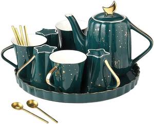 lot 183 image: Starry Moon Ceramic Tea Set