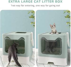 lot 207 image: KITTYWOO Foldable Cat Litter Box