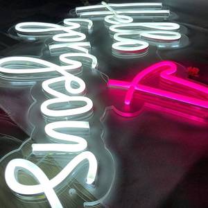 lot 156 image: 26 inch Hello Gorgeous Led Neon Sign