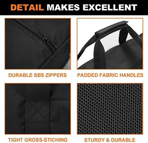 lot 238 image: Large COOLBEBE 47 Durable Sports Duffle Bag, Black