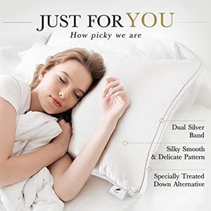 lot 223 image: Viewstar Down Alternative Hotel Quality Queen Pillows (2)