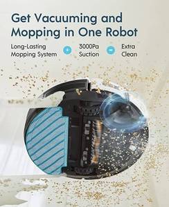 lot 142 image: yeedi vac 2, Robot Vacuum and Mop Combo with 3D Obstacle Avoidance