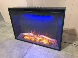 lot 24 image: Electric Fireplace Insert - Good Condition see Pic