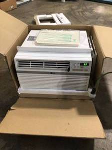 lot 4 image: LG Electronics 8,000 BTU 115-Volt Window Air Conditioner LW8017ERSM Cools 350 Sq. Ft. with ENERGY STAR and Remote, Wi-Fi Enabled - good condition - review all pictures