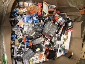 lot 7 image: Mix Lot of Door Locks & Other small home decor and home tools - review all pictures