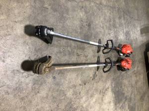 lot 15 image: Lot of 2 assorted ECHO Trimmers - one is used and other is missing parts - review all pictures