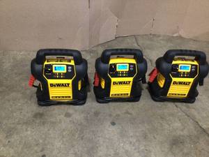 lot 42 image: Lot of DEWALT  Car Jump Starter and more Customer returns may missing parts  review all pictures