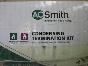 lot 47 image: (F-3) AO Smith Water Heater Condens...