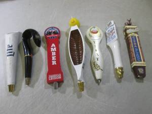 lot 55 image: (RM1) Assorted Beer Tap Handles ...