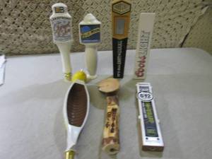 lot 58 image: (RM1) Assorted Beer Tap Handles ...