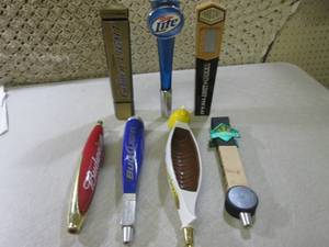 lot 59 image: (RM1) Assorted Beer Tap Handles ...