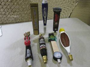 lot 62 image: (RM1) Assorted Beer Tap Handles ...
