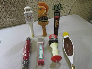 lot 64 image: (RM1) Assorted Beer Tap Handles ...