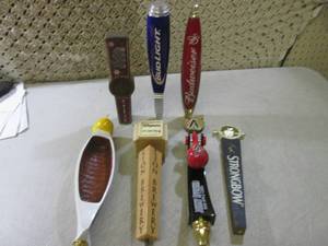 lot 66 image: (RM1) Assorted Beer Tap Handles ...