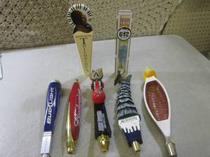 lot 68 image: (RM1) Assorted Beer Tap Handles ...