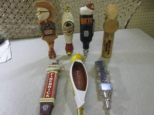 lot 69 image: (RM1) Assorted Beer Tap Handles ...