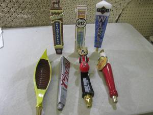 lot 70 image: (RM1) Assorted Beer Tap Handles ...