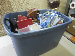 lot 107 image: (RMDR) Tote Full of Misc See Photos...
