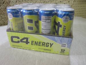 lot 191 image: (B-2) 12 Pack Cans C4 Energy Drinks...