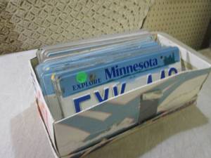 lot 194 image: (BS) Box of 22 Assorted Minnesota P...
