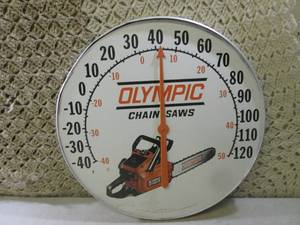 lot 195 image: (RMDR) Olympic Chainsaws Thermomete...