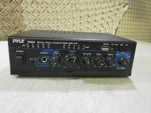 lot 210 image: (BSB) Pyle PTAU45 Stereo Amplifier ...