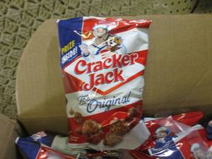 lot 232 image: (D-1) Case 24 Bags Cracker Jacks Th...