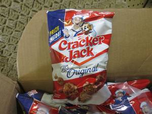 lot 234 image: (D-1) Case 24 Bags Cracker Jacks Th...