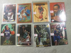 lot 274 image: (BSB) 8 Basketball Sports Cards...