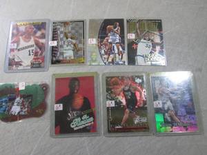 lot 279 image: (BSB) 8 Basketball Sports Cards...