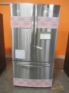 Samsung 28.2 cu. ft. French Door Refrigerator in Stainless Steel, RF28T5001SR (Multiple Scratches and Dings on Doors) - 1 Year Warranty