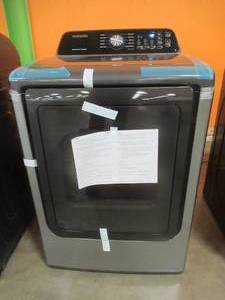 Samsung Large 7.4 cu. ft. Capacity Platinum Top Load Gas Dryer with Sensor Dry, DVG45T3400P, In nice condition - 1 Year Warranty