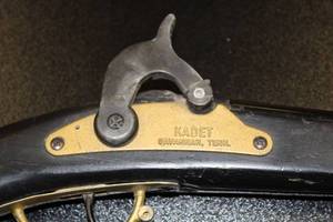 Vintage Kadet Flintlock Wood & Metal Toy Pistol