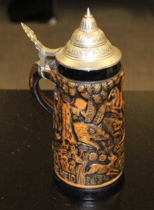 Vintage Wood Beer Stein