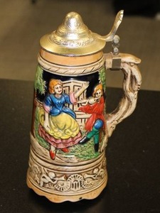 Vintage Musical Beer Stein  Made in Japan
